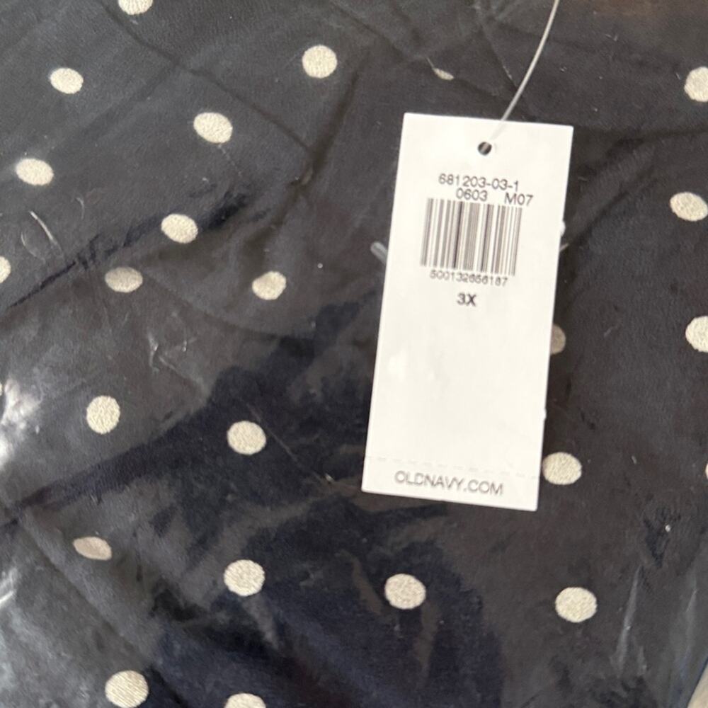 Old Navy Navy Dots Fit & Flare Crepe Mini Dress - Picture 10 of 10